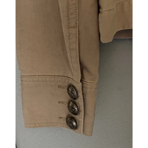Y2K Old Navy Womens Size Medium Military Button Up Jacket Preppy Academia - Picture 7 of 11